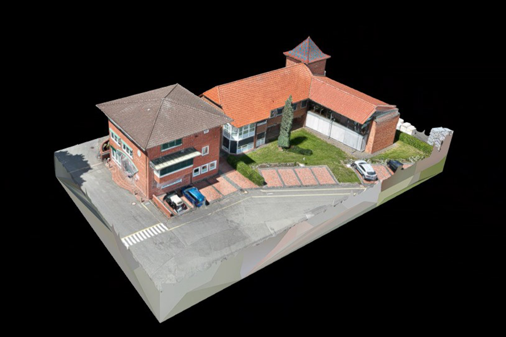 3D-Modell zur Verlegung von PV-Anlagen