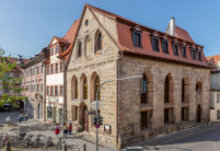Sanierte Marienkapelle in Bamberg mit naturrotem Biberschwanzziegel aus 1803.