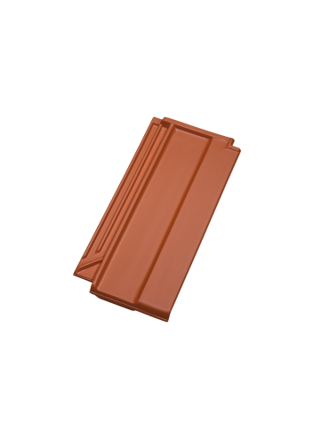 Für einen sauberen Verband: Unser halber Flachziegel tegula sorgt für den idealen Flächenausgleich.