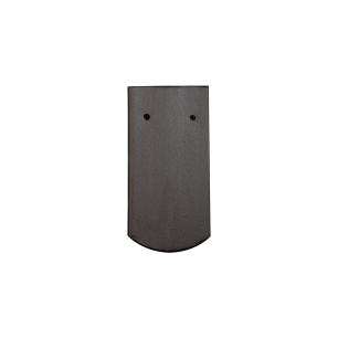 Biberschwanzziegel 18x38 Segmentschnitt, anthrazit