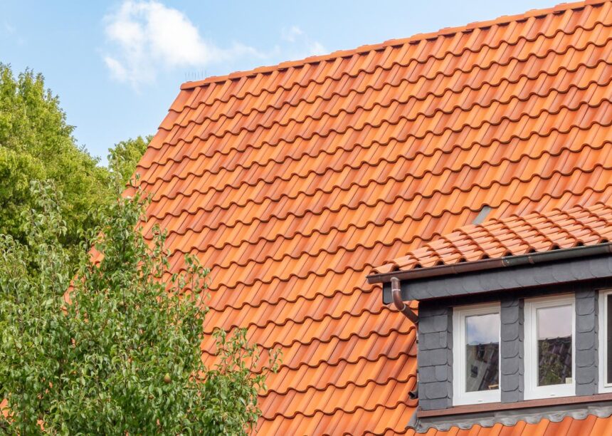 Tolles Dach mit Ziegel Z5 in friesisch-bunt Salzbrand