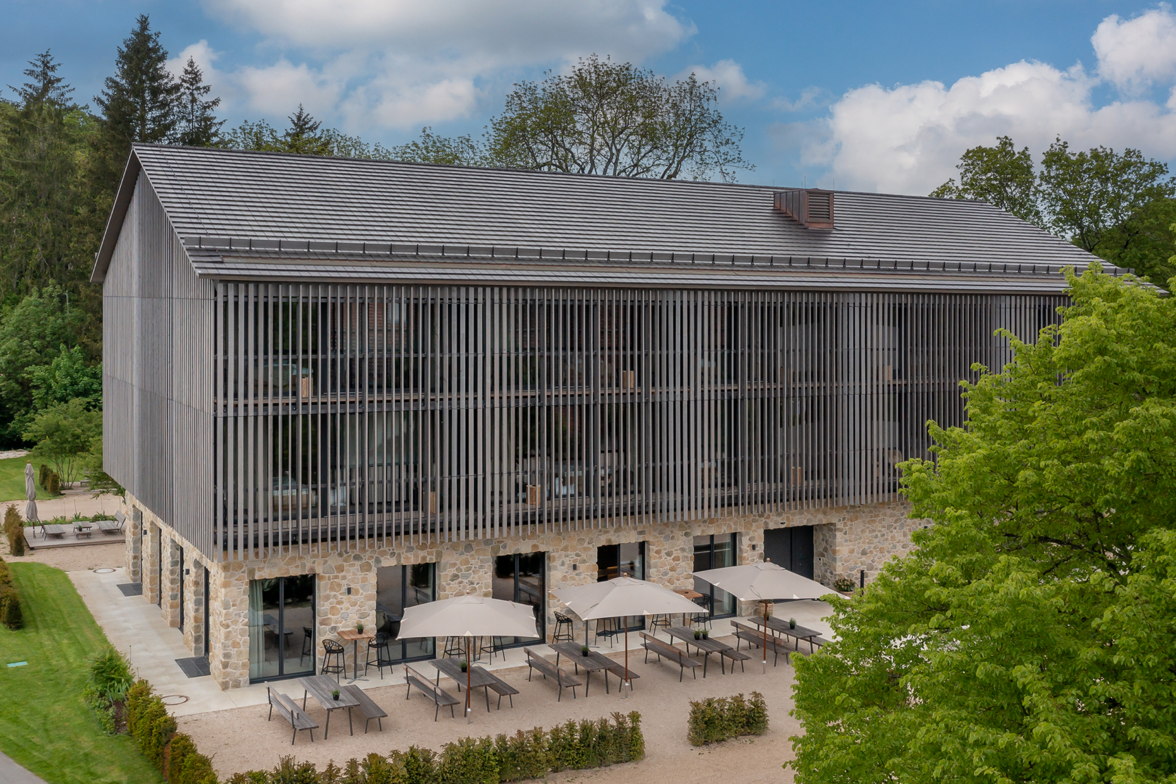 Puristisches Haus von Architekten gemacht