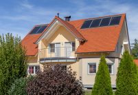 Einfamilienhaus mit Biberschwanzziegel in natur plus