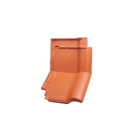 Für einen sauberen Übergang auf dem Dach sorgt der Knickziegel für den Flachdachziegel J11v – immer individuell für Sie angepasst.