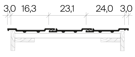 Reformziegel Z12v Doppelwulst
