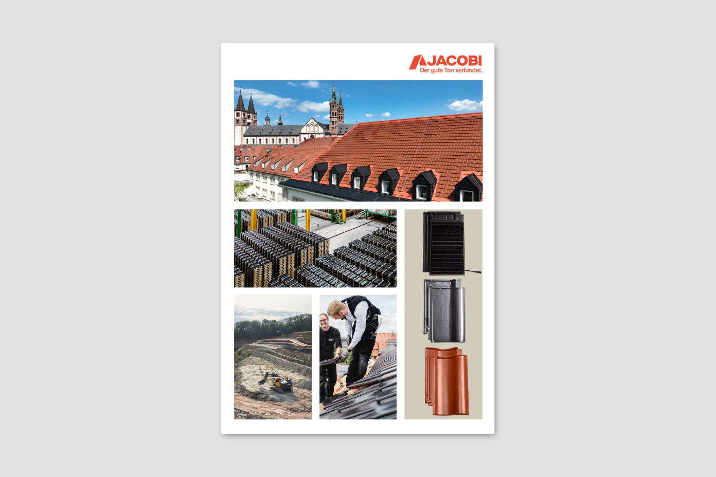 Hauptkatalog von Jacobi Tonwerke GmbH mit allen Dachziegelmodellen