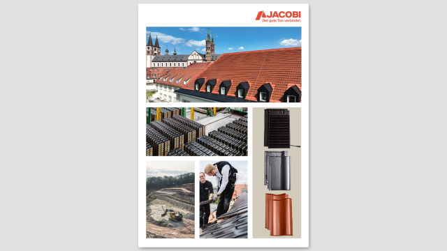 Hauptkatalog von Jacobi Tonwerke GmbH mit allen Dachziegelmodellen