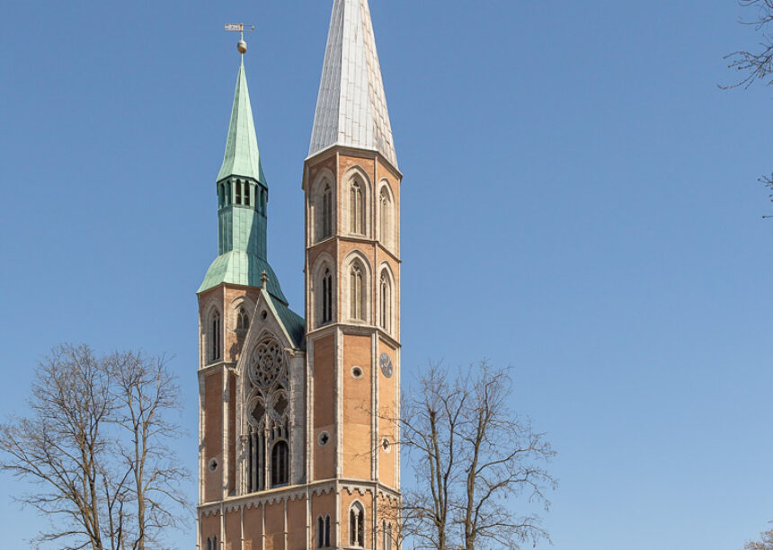 Katharinenkirche mit Krempziegel K1 mit den Türmchen