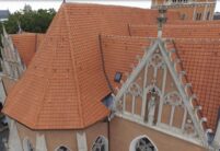 Katharinenkirche mit Krempziegel K1 mit Fokus auf die kleinen verspielten Giebel