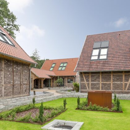 Klinker, Fachwerk und eine schöne Dachansicht mit Dachziegel Walther Stylist in cottage