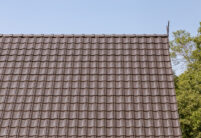 Dachfläche mit Dachziegel Z10 im trendigen altschwarz