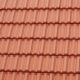 Deckfläche gedeckt mit Tradition in rotbraun