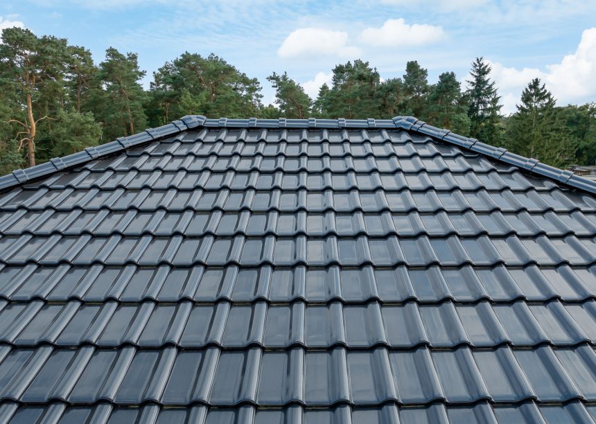 J11v in spacegrau auf Walmdach mit Fußwalm - mit wunderschönem Deckbild