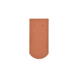 Biberschwanzziegel 18x38 Rundschnitt in der Farbe naturrot