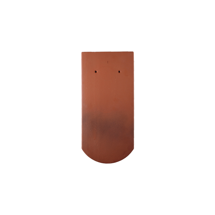 Biberschwanzziegel 18x38 Rundschnitt Geflammt