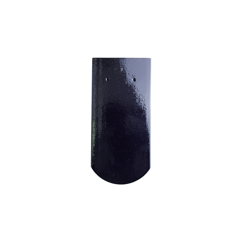Biberschwanzziegel 18x38 Rundschnitt Marineblau