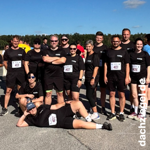 Gruppenbild von den Teilnehmern beim Firmenlauf Langenzenn